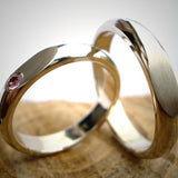 Wedding Rings: Infinity. smooth, simple and very comfortable.