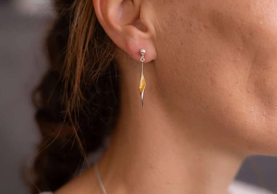 Silver and Gold Earrings: Luminous II