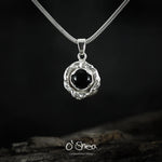 Molten Silver and Black onyx