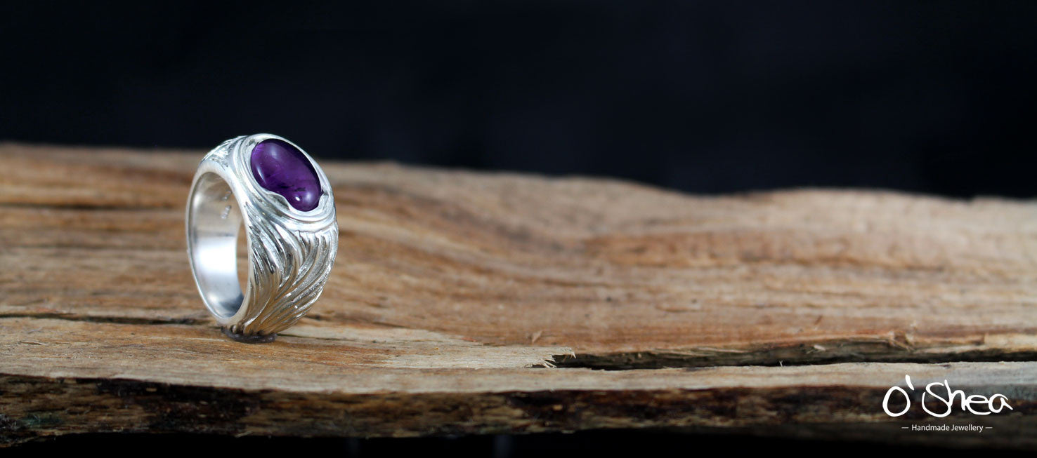 Silver Ring: Solid Men's ring 