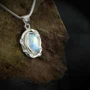 Melted Moonstone Pendant