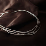 Silver Collier: Sculpted elegance and wearable art
