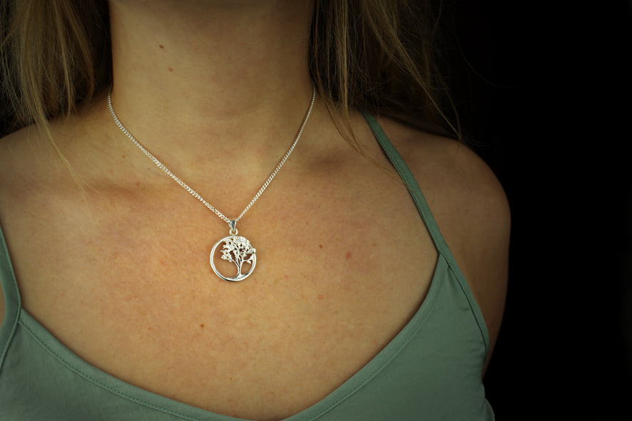 Silver Pendant: Tree Pendant