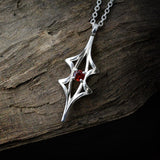 Stargate. 925 Silver and Garnet