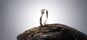 White gold Engagement ring White sapphire