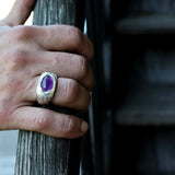 Silver Ring: Solid Men's ring 
