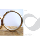 Wedding Rings: Infinity. smooth, simple and very comfortable. 